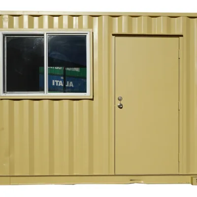 10' Ground Level Office Container