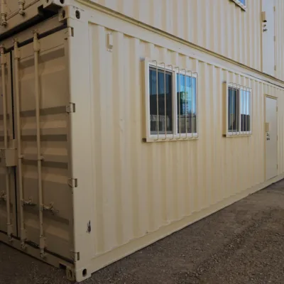 40' Ground Level Office Container (Used Grade - Cargo Worthy )